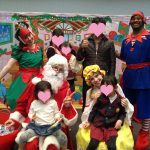 クリスマスイベント　DWE　WFC　写真撮影　先生と